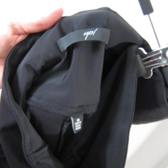 Black Full Length Up Pants - Picture 3 of 5